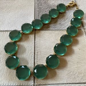 J Crew 18” glass bead statement necklace for online meetings and holidays